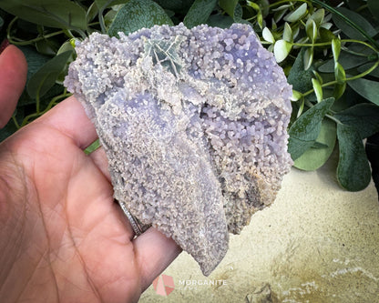 Grape Agate Cluster Specimen 190g – Purple Botryoidal Chalcedony for Meditation & Healing