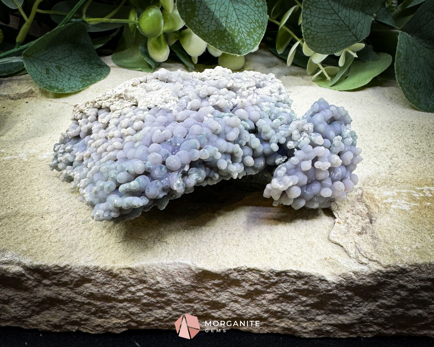 Grape Agate Cluster Specimen 374g – Large Purple Botryoidal Chalcedony for Meditation & Energy Work