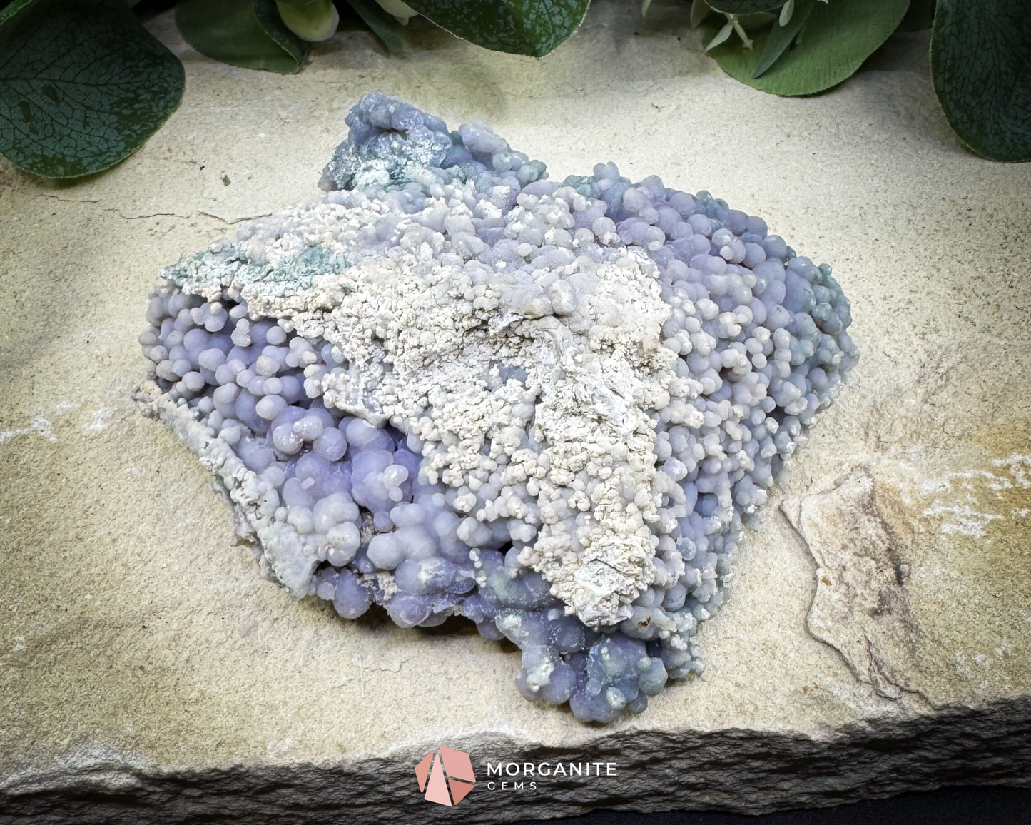 Grape Agate Cluster Specimen 374g – Large Purple Botryoidal Chalcedony for Meditation & Energy Work