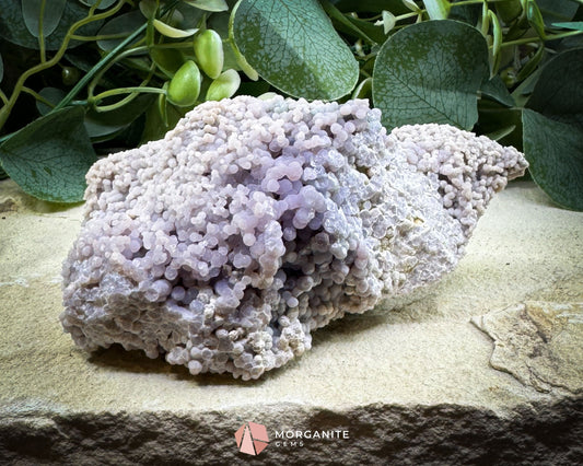 Grape Agate Cluster Specimen 490g – Large Purple Botryoidal Chalcedony for Healing, Meditation & Display