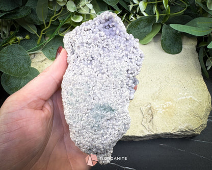Grape Agate Cluster Specimen 490g – Large Purple Botryoidal Chalcedony for Healing, Meditation & Display