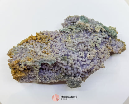 Grape Agate Cluster Specimen 506g – Large Purple Botryoidal Chalcedony for Healing, Meditation & Display