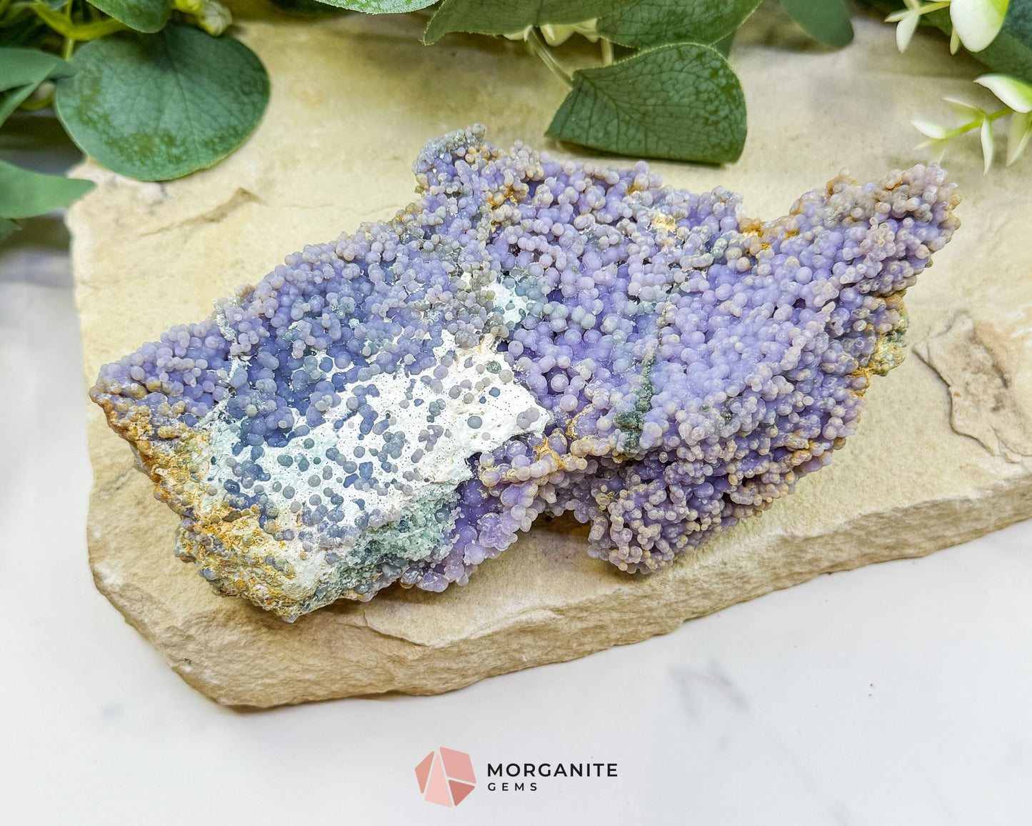 Grape Agate Cluster Specimen 506g – Large Purple Botryoidal Chalcedony for Healing, Meditation & Display