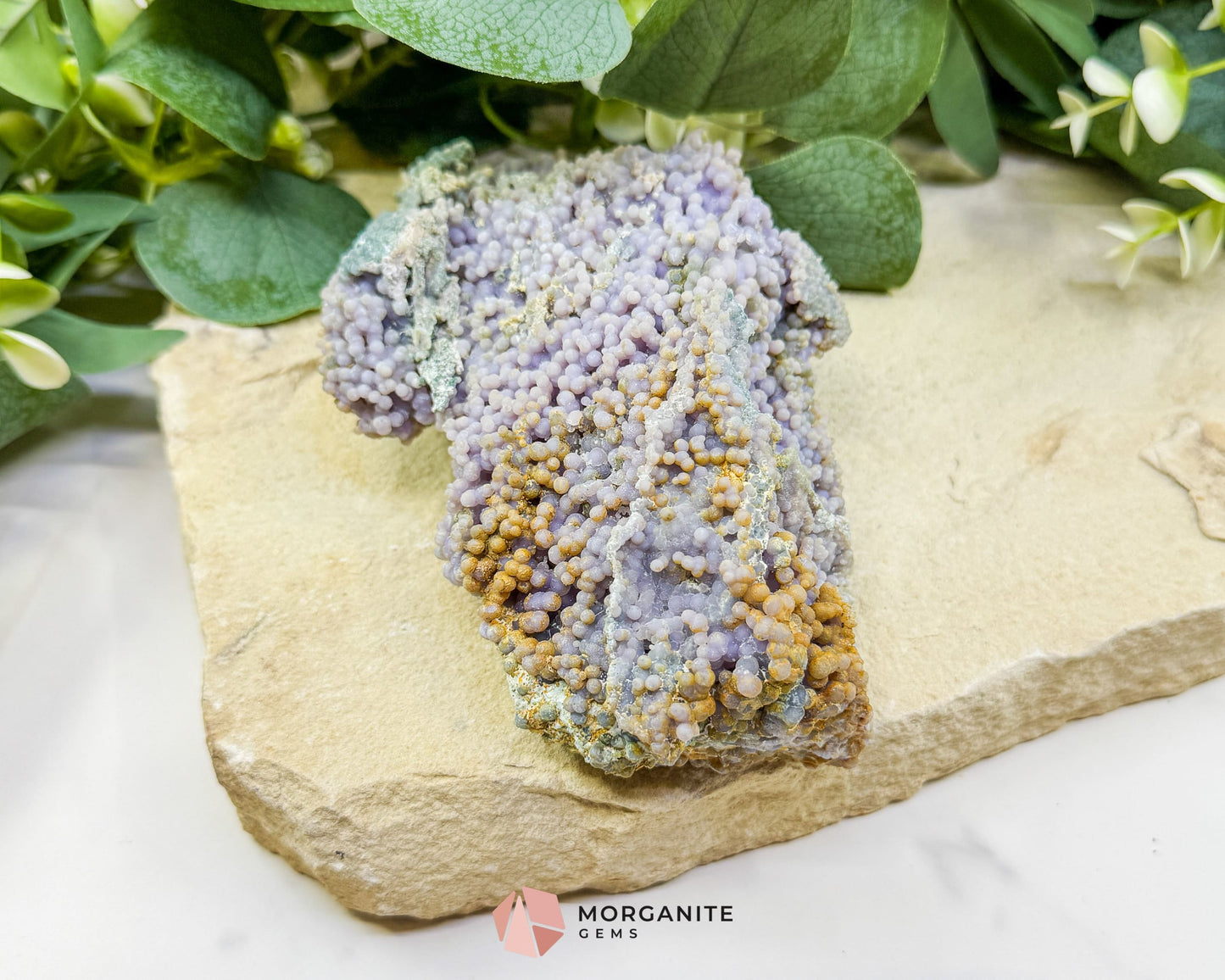 Grape Agate Cluster Specimen 506g – Large Purple Botryoidal Chalcedony for Healing, Meditation & Display