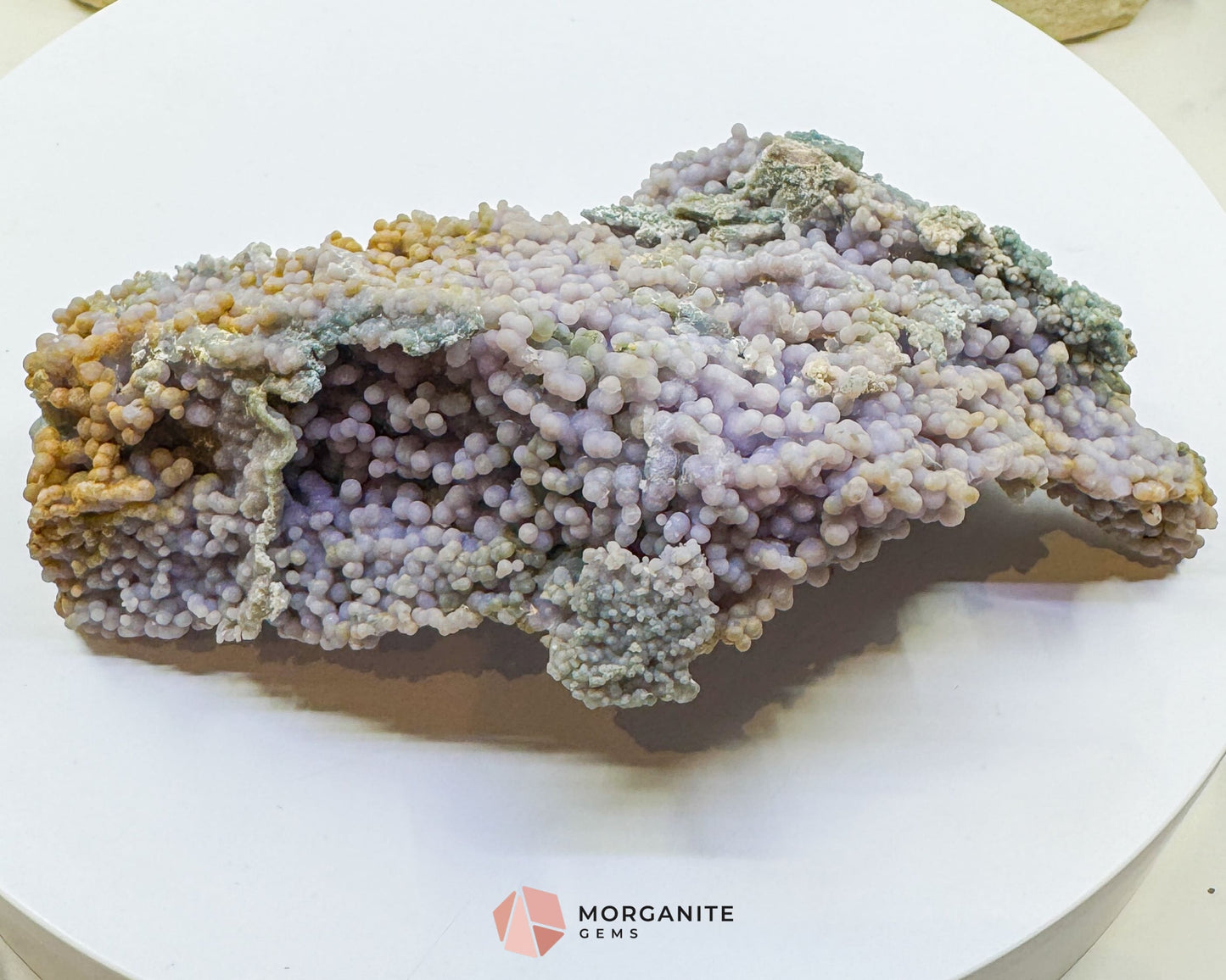 Grape Agate Cluster Specimen 506g – Large Purple Botryoidal Chalcedony for Healing, Meditation & Display
