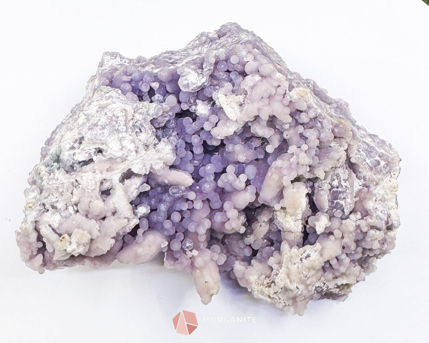Grape Agate Cluster Specimen 544g – Extra Large Purple Botryoidal Chalcedony for Display & Spiritual Healing