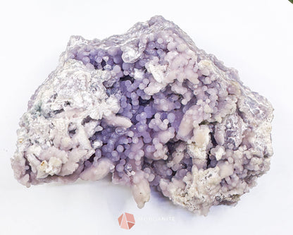 Grape Agate Cluster Specimen 544g – Extra Large Purple Botryoidal Chalcedony for Display & Spiritual Healing