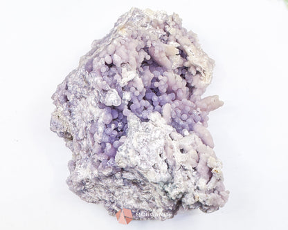 Grape Agate Cluster Specimen 544g – Extra Large Purple Botryoidal Chalcedony for Display & Spiritual Healing