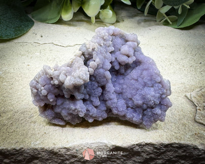 Grape Agate Cluster Specimen 74g – Small Purple Botryoidal Chalcedony for Meditation & Display