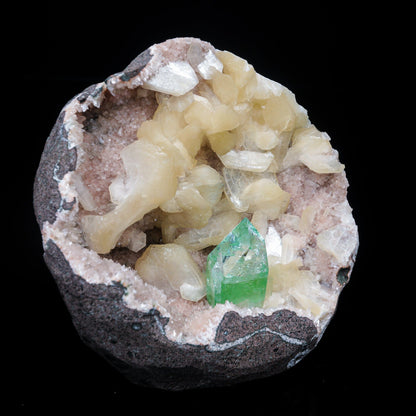 Green Apophyllite sharp terminated Natural Mineral Specimen USA # B 7020