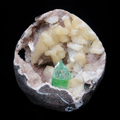 Green Apophyllite sharp terminated Natural Mineral Specimen USA # B 7020