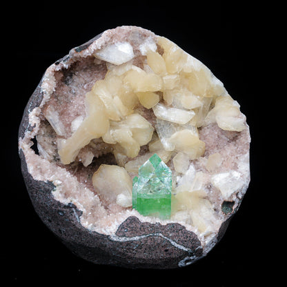 Green Apophyllite sharp terminated Natural Mineral Specimen USA # B 7020
