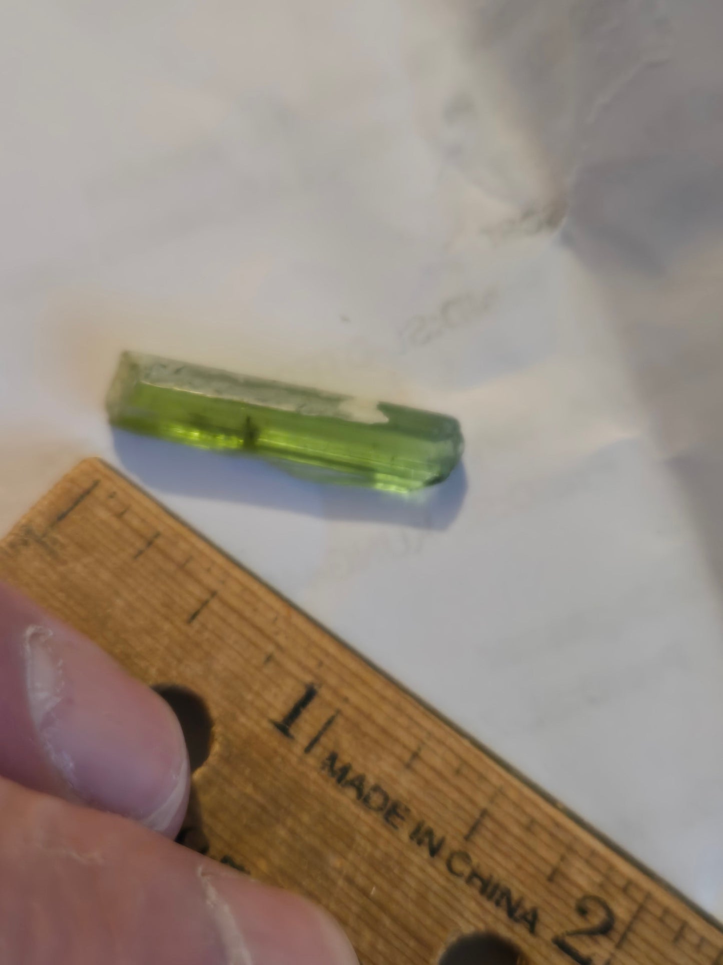 Green/blue Tourmaline indicolite rare gem