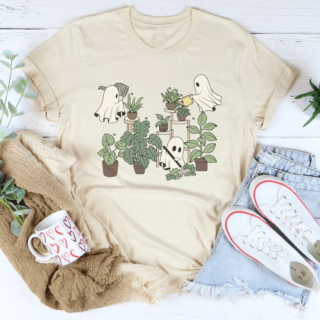 Halloween Ghost Plant Lover - tshirt