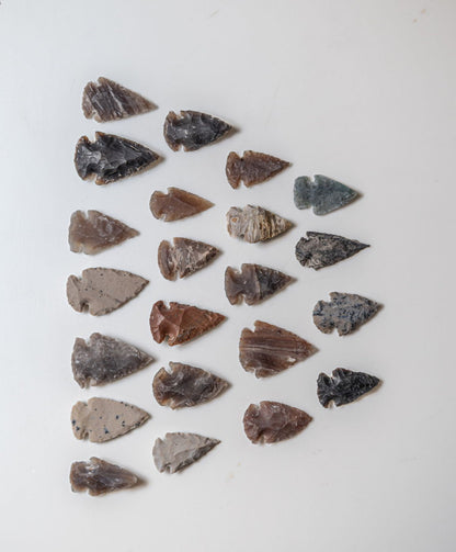 Handcrafted Stone Arrowheads – Natural Tools for Ritual, Decor & Healing