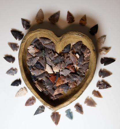 Handcrafted Stone Arrowheads – Natural Tools for Ritual, Decor & Healing