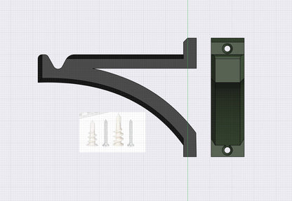 Hanging Planter Wall Hook, Curved