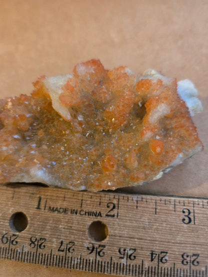 Hematite included quartz