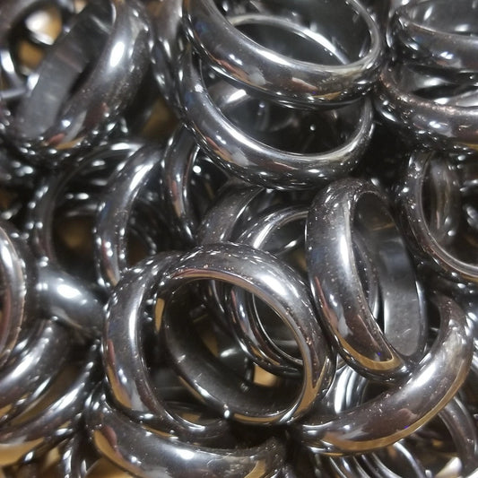 Hematite Ring in Various Sizes - Stylish and Unique Gemstone Jewelry by High Ho Gems
