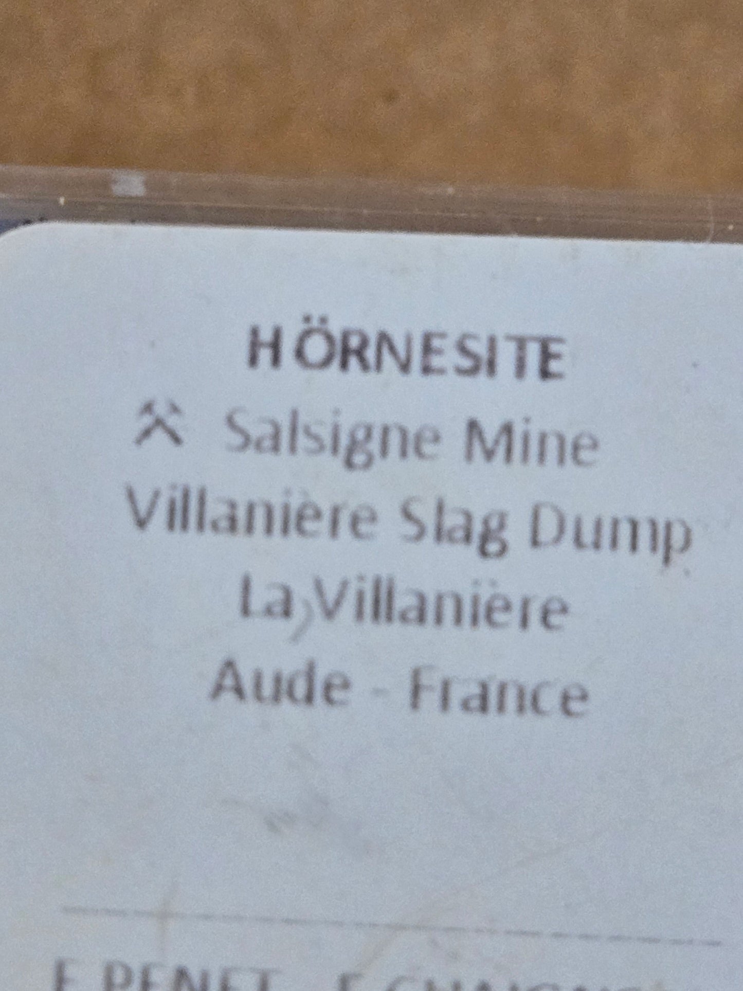 Hornesite