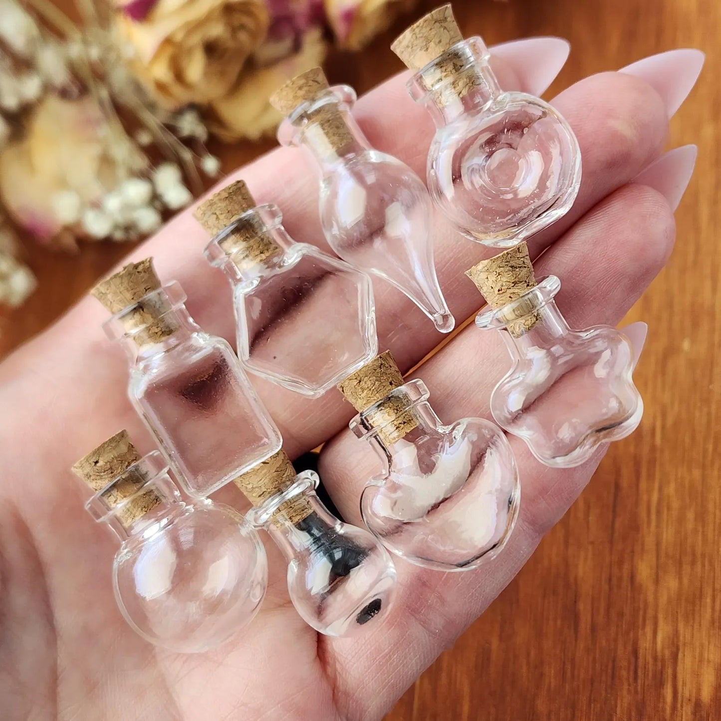 Mini Intention Jars - premade w/ chain