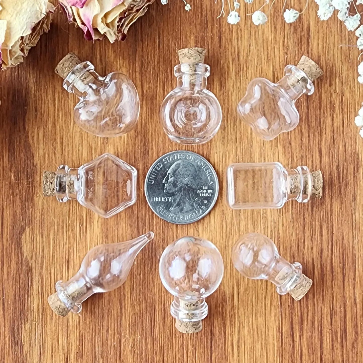 Mini Intention Jars - premade w/ chain