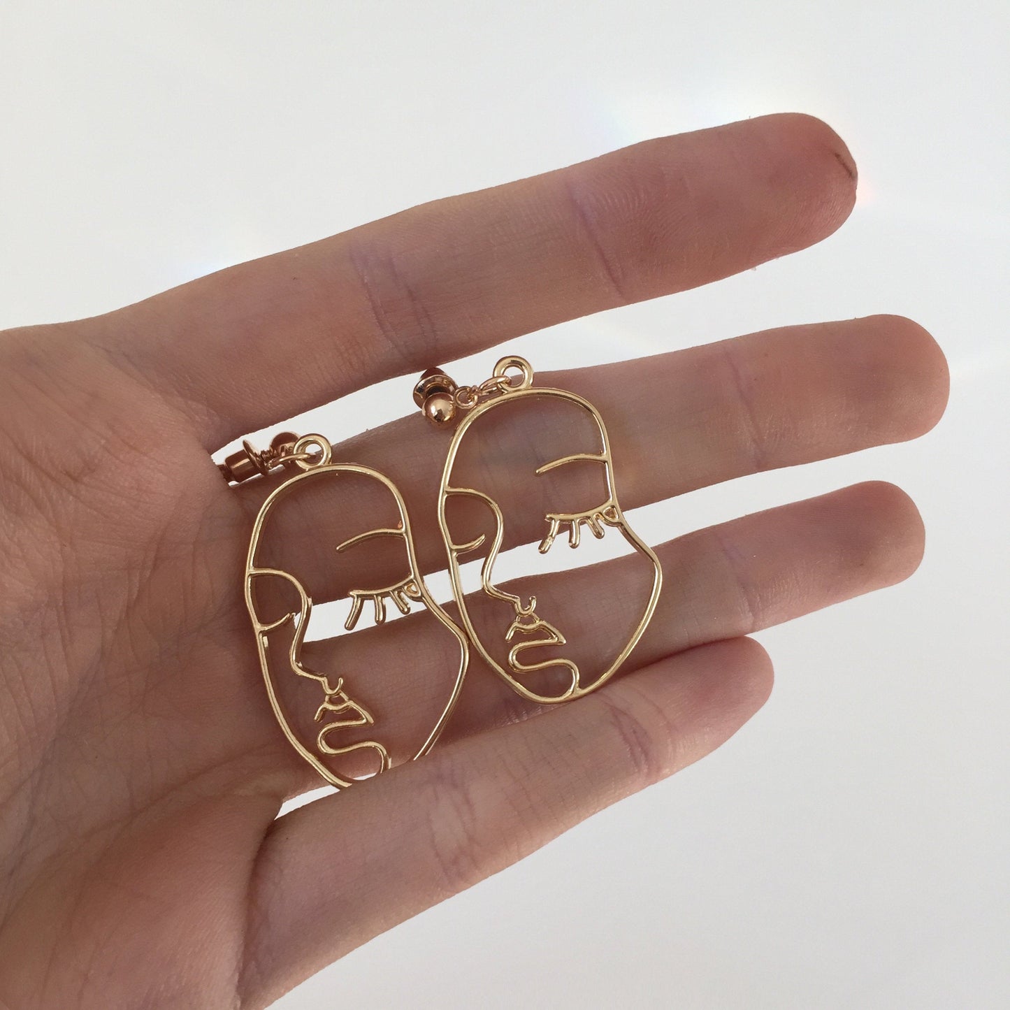 Picasso Face Earrings
