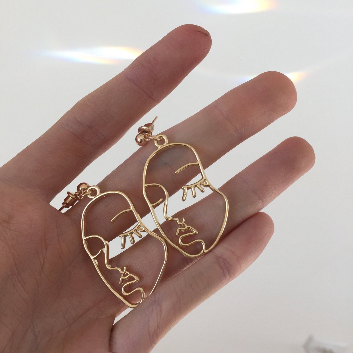 Picasso Face Earrings