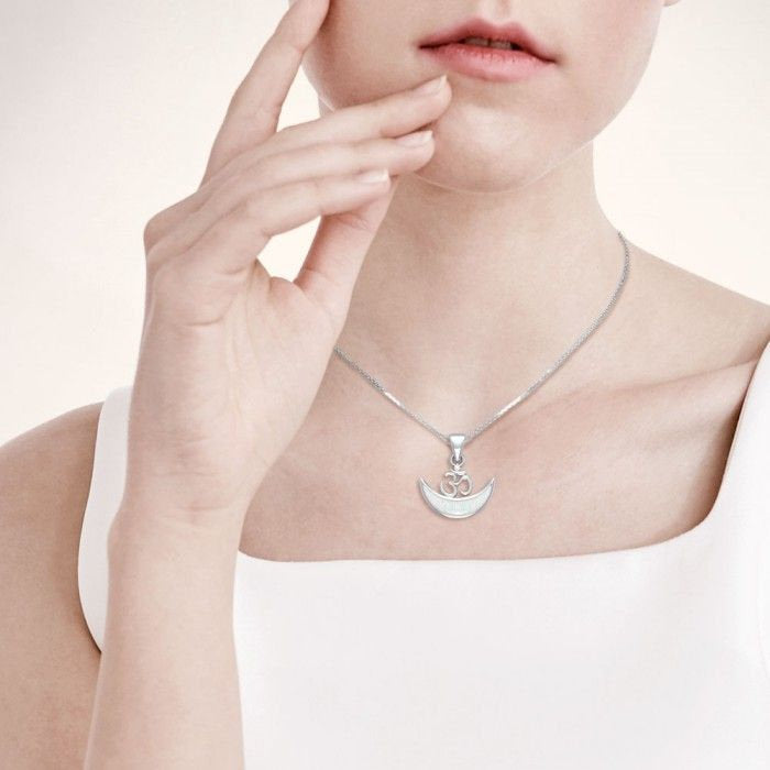 Moon Om Necklace