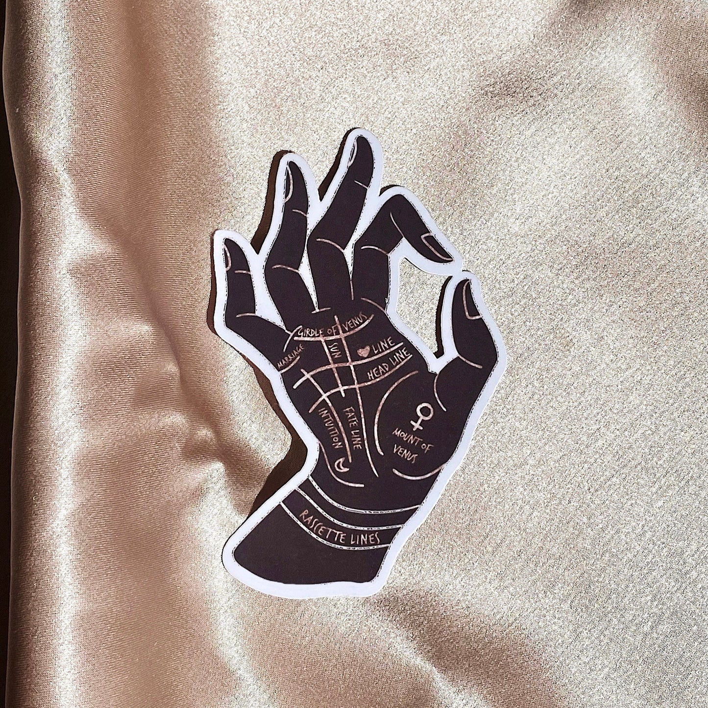 Palmistry Hand Vinyl Sticker