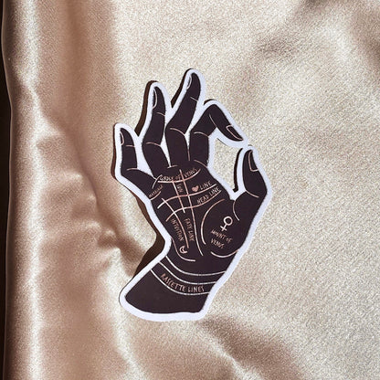 Palmistry Hand Vinyl Sticker