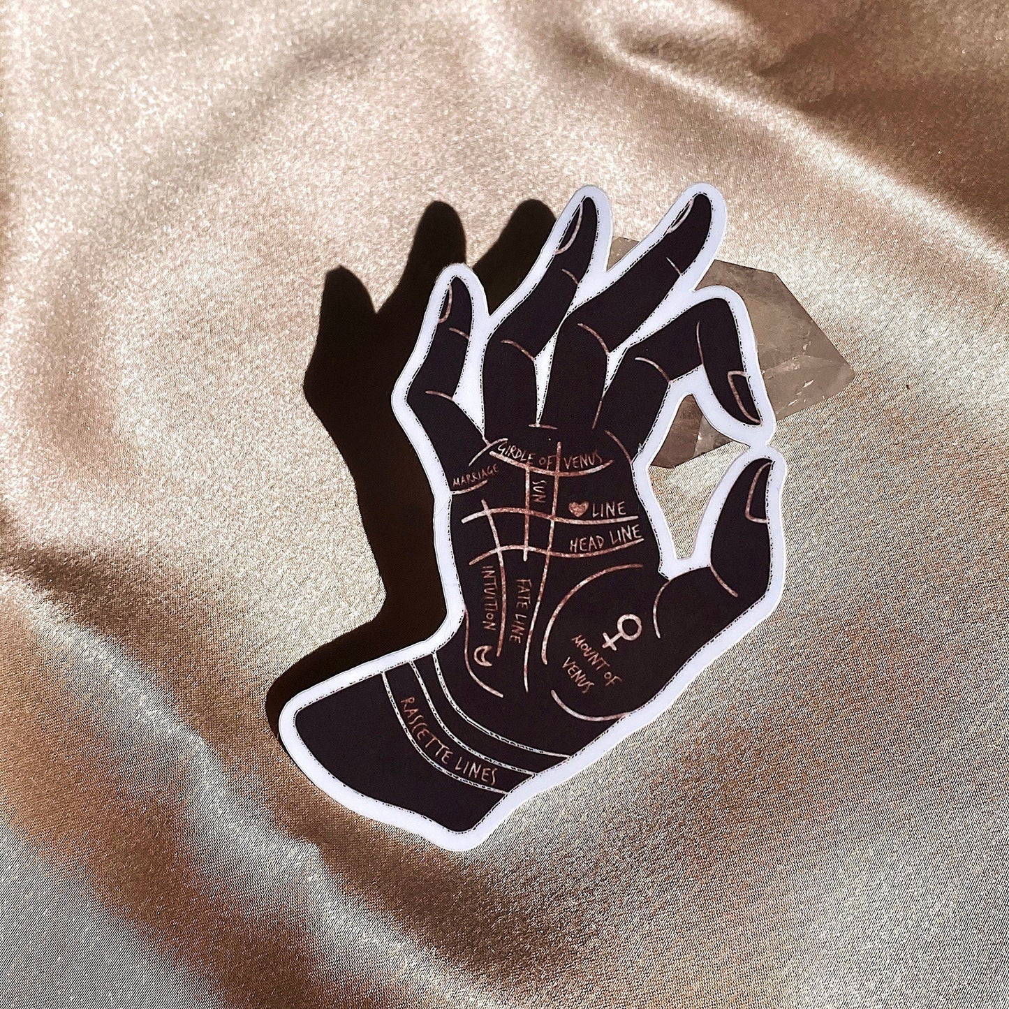 Palmistry Hand Vinyl Sticker