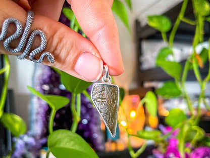 Moldavite Pendant – Authentic Tektite Crystal Necklace