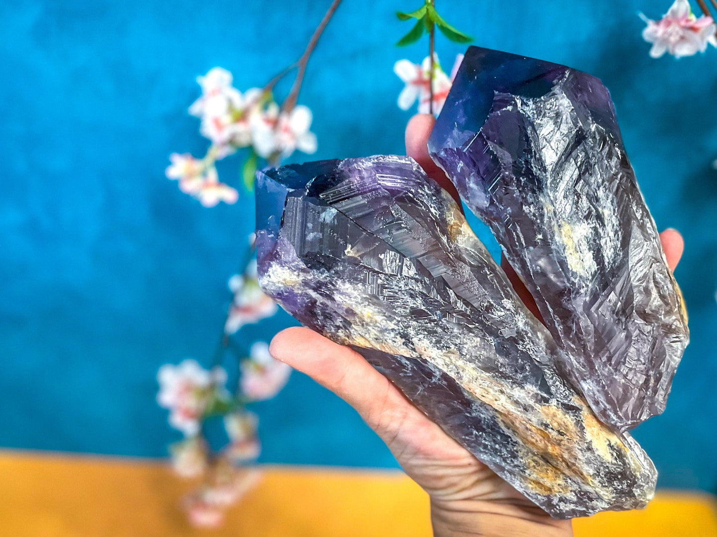 HUGE Amethyst Spears