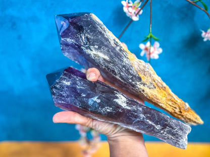 HUGE Amethyst Spears