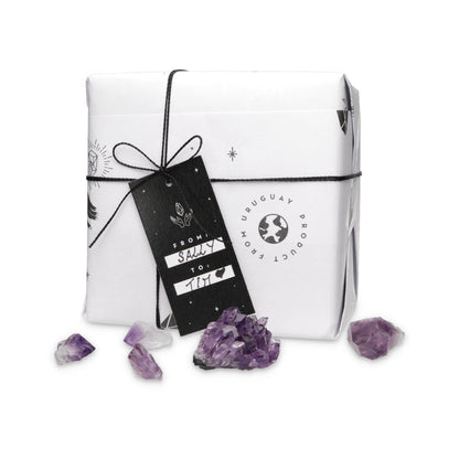 Precious stones and semi precious geode