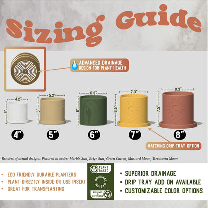 Orion Planter, Multiple Sizes and Colors