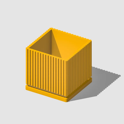 Desert Vista Planter Pot - Perfect Fit Drip Tray, Mesh Drainage