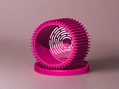 Modern Heart-Shaped Planter with Drainage & Saucer – Unique Valentine’s Day Gift for Plant Lovers, 3d Printed Planter Home Hosting Decor,