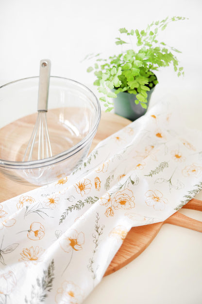 Flower Garden Tea Towel