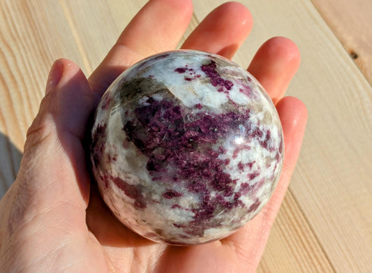 Rubellite Sphere - OOAK