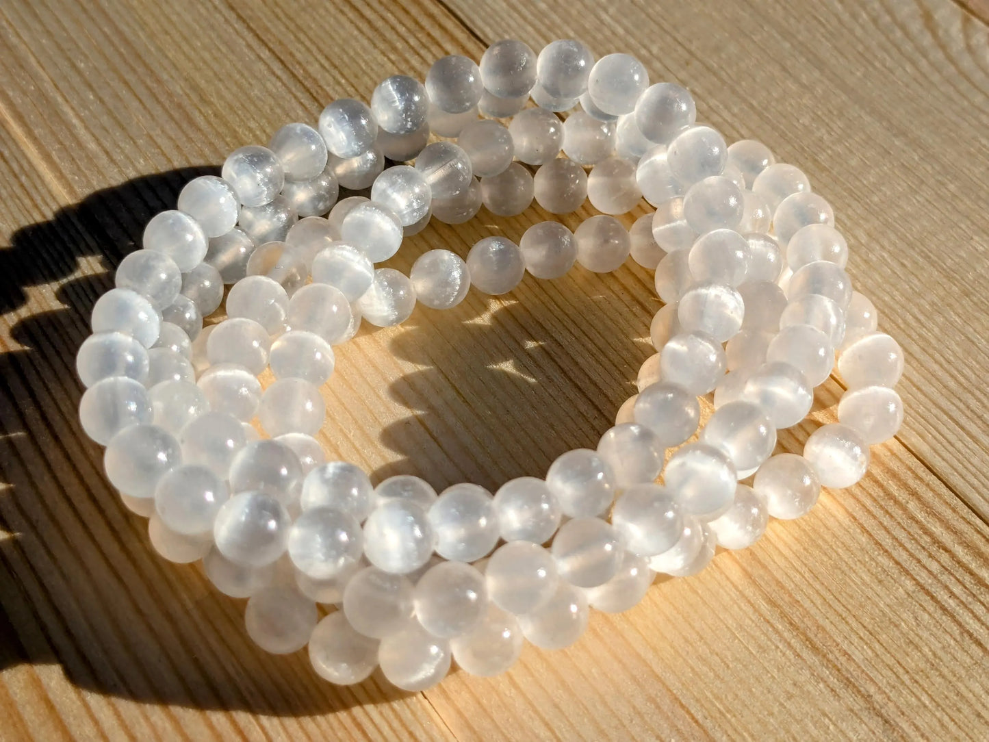 AAA Selenite Stretch Bracelets