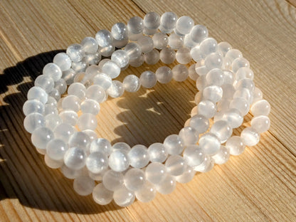 AAA Selenite Stretch Bracelets