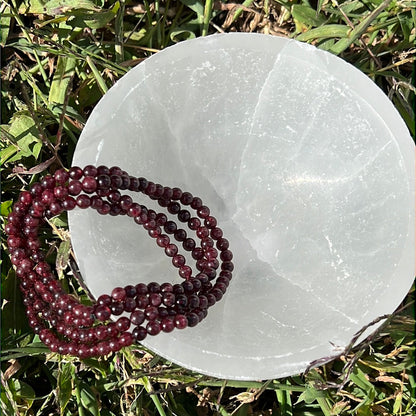 Red Garnet Stone bracelet - love & desire