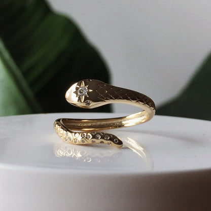 The Ivy Serpent Ring