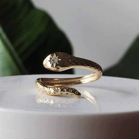 The Ivy Serpent Ring
