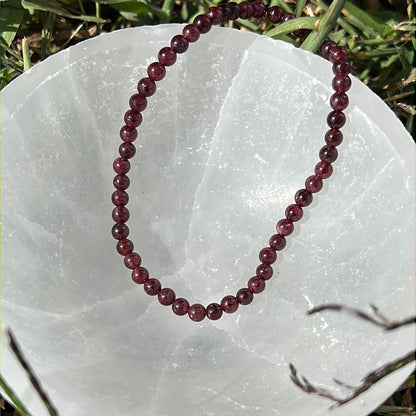 Red Garnet Stone bracelet - love & desire