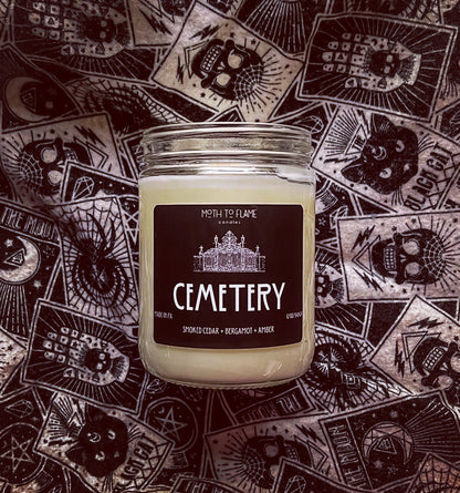 Cemetery – 7 oz - Cucumber, Rose, Patchouli, Moss, Black Pepper