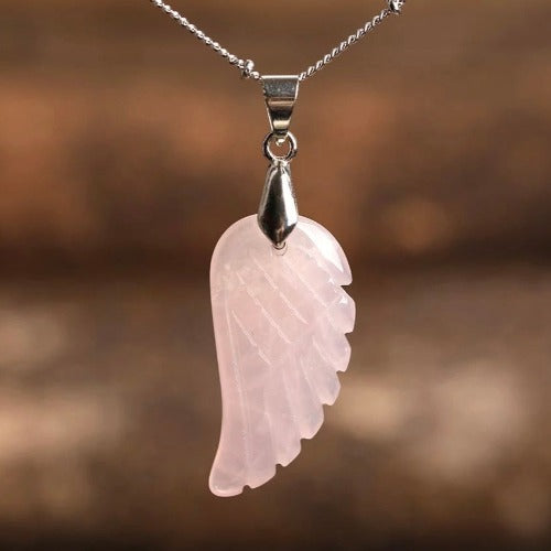Angel Wing Crystal Necklace
