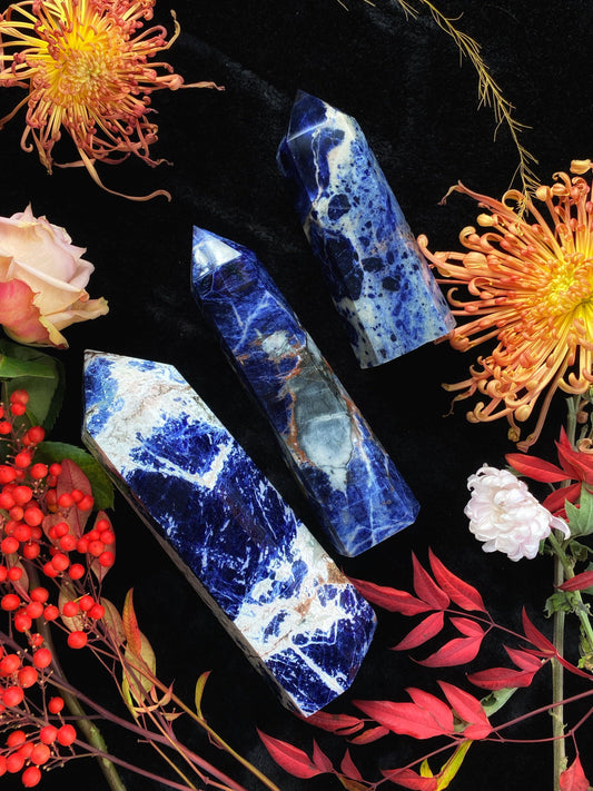 Sodalite Towers - Wands (Small - XLarge)